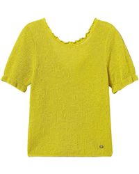 Twinset - Floral Jacquard Top - Lyst