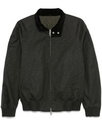 Fendi - Ff-Jacquard Bomber Jacket - Lyst