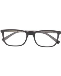 Dolce & Gabbana Gafas con montura rectangular - Negro