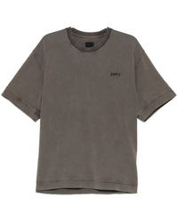 Juun.J - Logo-Embroidered Cotton T-Shirt - Lyst