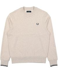 Fred Perry - クルーネック スウェットシャツ - Lyst