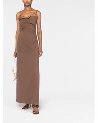 Jacquemus La Robe Perou Striped Wool Maxi Dress in Blue | Lyst Jacquemus La Robe Perou Striped Wool Maxi Dress in Blue | Lyst