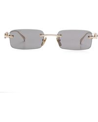 Gucci - Rectangle-Frame Sunglasses - Lyst