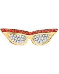 EDINA KISS - Small Sunglasses Sapphire And Diamond Pendant - Lyst