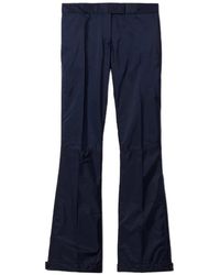 Miu Miu - Nylon Flared Trousers - Lyst