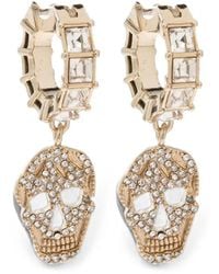 McQueen - Crystal-Embellished Earrings - Lyst