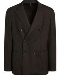 Santaniello - Double-Breasted Blazer - Lyst