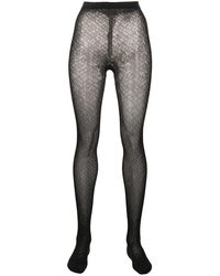 burberry tights black