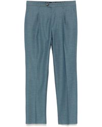 Etro - Pleated Tapered Trousers - Lyst