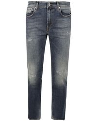 Department 5 - Skeith Distressed Jeans - Lyst