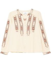 Ba&sh - Blouse Brodée Faustina - Lyst