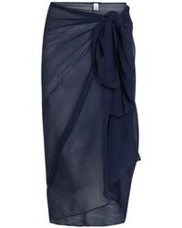 Away That Day - Santorini Knot-Detail Midi Sarong - Lyst