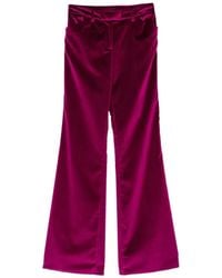 Barbara Bui - Fluwelen Flared Broek - Lyst
