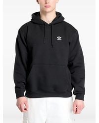 adidas - Logo-Embroidered Hoodie - Lyst
