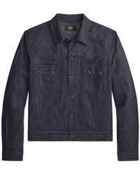 RRL - Giacca A Righe Stile Western - Lyst