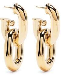 Rabanne - Chain Link Earrings Gold - Lyst