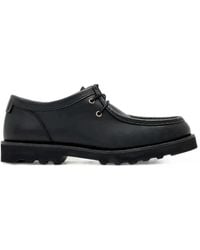 AllSaints - Desert Boots Skiff Apron En Cuir - Lyst