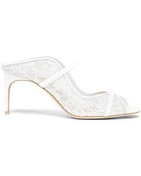 Malone Souliers - Lace Noah Heeled Sandals 70 - Lyst