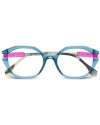 Face A Face - Etto 2 Geometric-Frame Glasses - Lyst