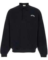 Autry - College Polo Sweatshirt - Lyst