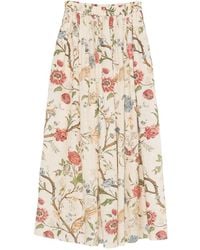 Into The East - Morris Floral-Print Pallazo Pants - Lyst