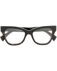 Gucci - Tortoiseshell-Effect Cat-Eye Glasses - Lyst