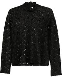 Rohe - T-Shirt mit Stehkragen - Lyst