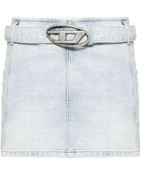 DIESEL - De-Flip-S Jeans-Minirock - Lyst