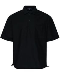 Comme des Garçons - Drawstring-Detail Polo Shirt - Lyst