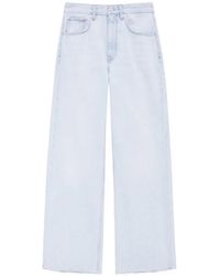 Anine Bing - Lewis Frayed Jeans - Lyst