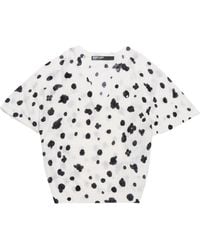 Bimba Y Lola - ポルカドット Vネックトップ - Lyst