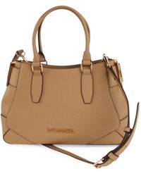 Love Moschino - Grained Buckle-Detail Tote Bag - Lyst