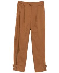 Carla G - Buttoned-Cuff Trousers - Lyst