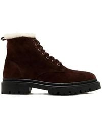 STAUD - Henry Combat Boots - Lyst