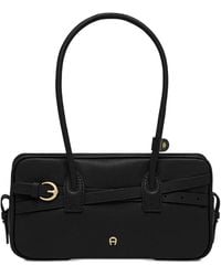 Aigner - Small Whip Buckle-Detail Shoulder Bag - Lyst