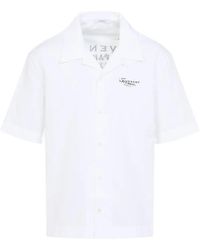 Givenchy - Stamp-Print Short-Sleeve Shirt - Lyst