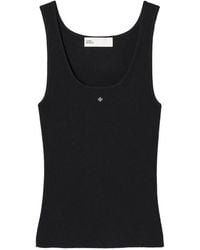 Tory Burch - Viscose Knit Tank Top - Lyst