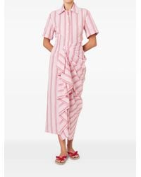 Rosie Assoulin - Ruffled Shirt Dress - Lyst