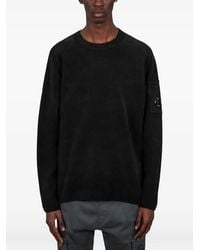 C.P. Company - Crew-Neck Logo-Patch Sweatshirt - Lyst
