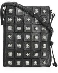 Ash - Borsa A Spalla Rubina Con Borchie - Lyst