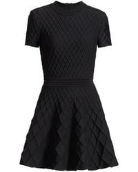 Balmain - Flared Knit Dress - Lyst