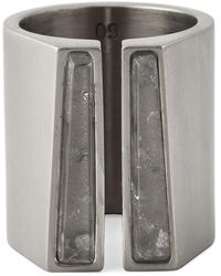 Rick Owens - Crystal Open-Band Ring - Lyst