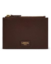 Lancel - L Ninon Grained Leather Card Holder - Lyst
