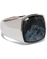 Tom Wood - Cushion Larvikite Ring - Lyst