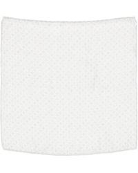 Brunello Cucinelli - Geometrisch Gemusterter Seidenschal - Lyst