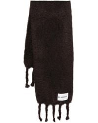 Jil Sander - Fringed-Edges Scarf - Lyst