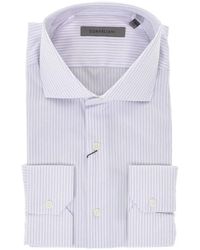 Corneliani - Striped Cotton Shirt - Lyst