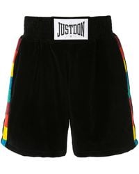 Just Don - Velvet Track Shorts - Lyst