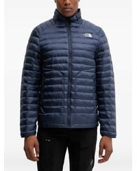 The North Face - Logo-Print Quilted Jacket - Lyst