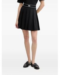 Joop! - Taria Pleated Logo-Waistband Mini Skirt - Lyst